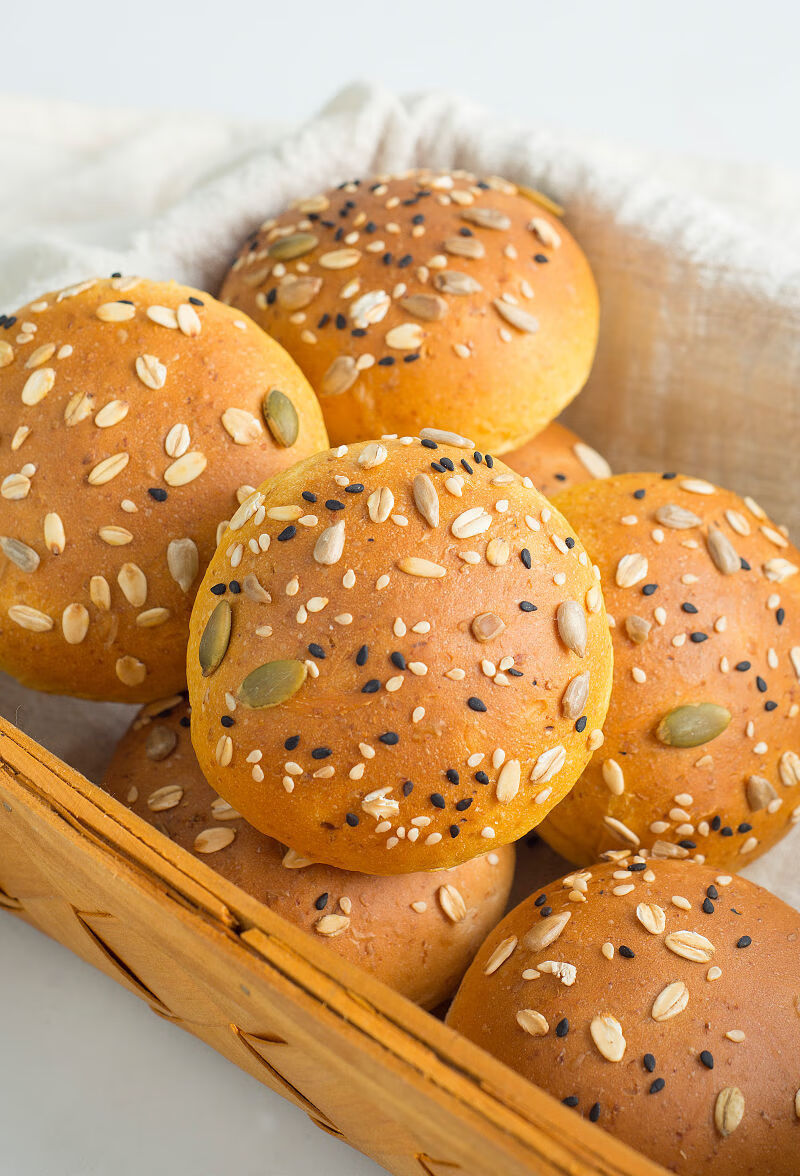 京选无蔗糖谷物粗粮面包欧包代餐杂粮整箱饱腹糖尿营养早餐食品无蔗糖