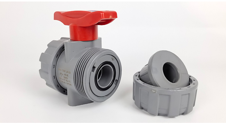 cpvc活接球阀耐高温化工及工业管塑料给水阀门双由令球阀开关国标