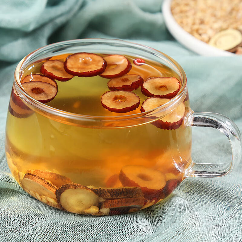 甘麦大枣汤助睡眠茶炒酸枣仁甘草浮小麦红枣小独立包装失眠茶 甘麦