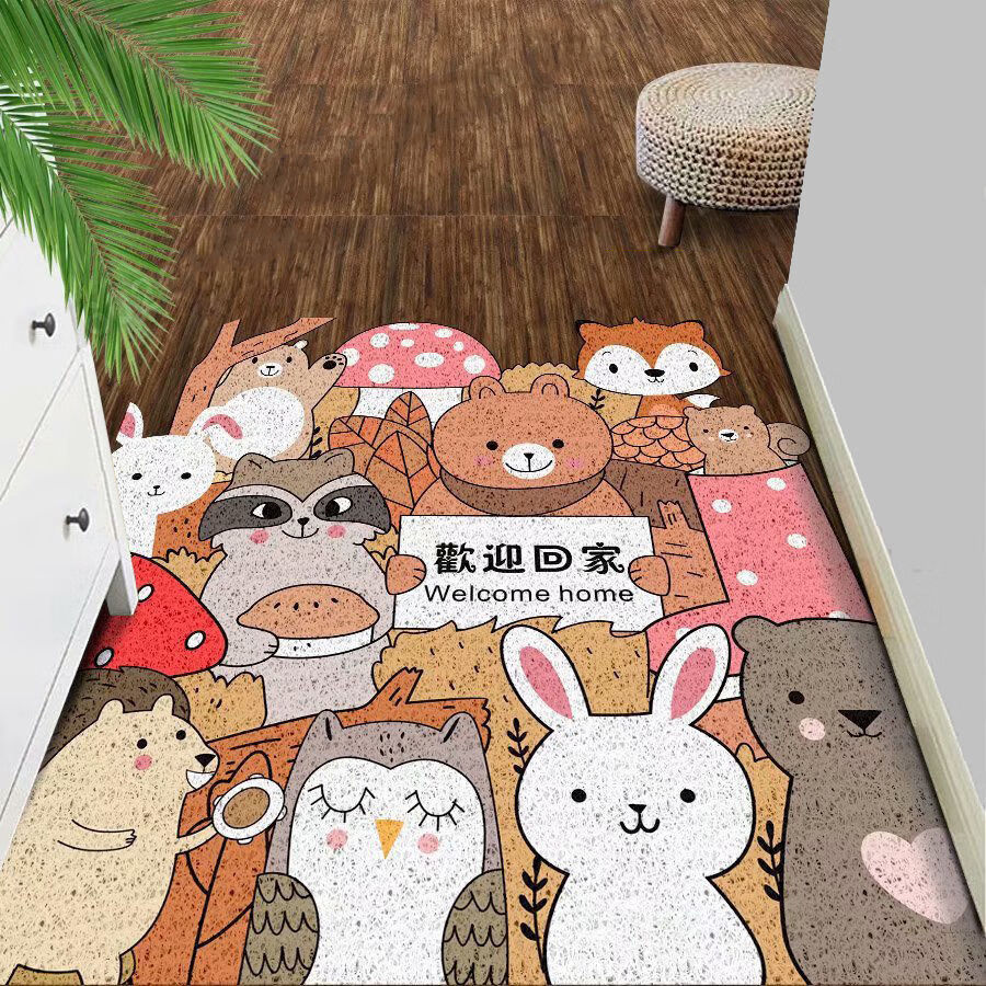 卡通进门地垫门垫卧室门口地垫卫生间浴室防滑垫家用吸水脚垫j1980100