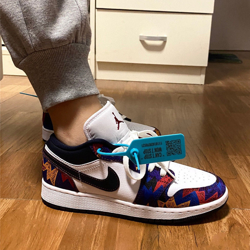 海军蓝篮球鞋女鞋学生百搭透气运动鞋休闲潮鞋aj低帮空军标准尺码39