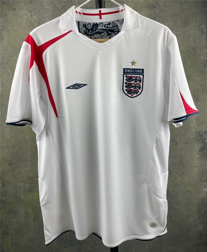 滕讯体育nba专营2006年世界杯英格兰复古老款球衣鲁尼小贝杰拉德