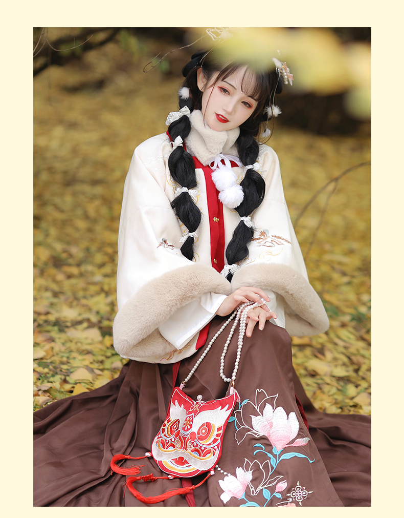 汉服女成人冬季女汉服古装冬装汉服冬季女装醉红妆明制汉服女中国风