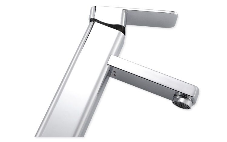 乐家卫浴roca方形全铜冷热洗脸面盆龙头卫生间加长加高水龙头定制加长