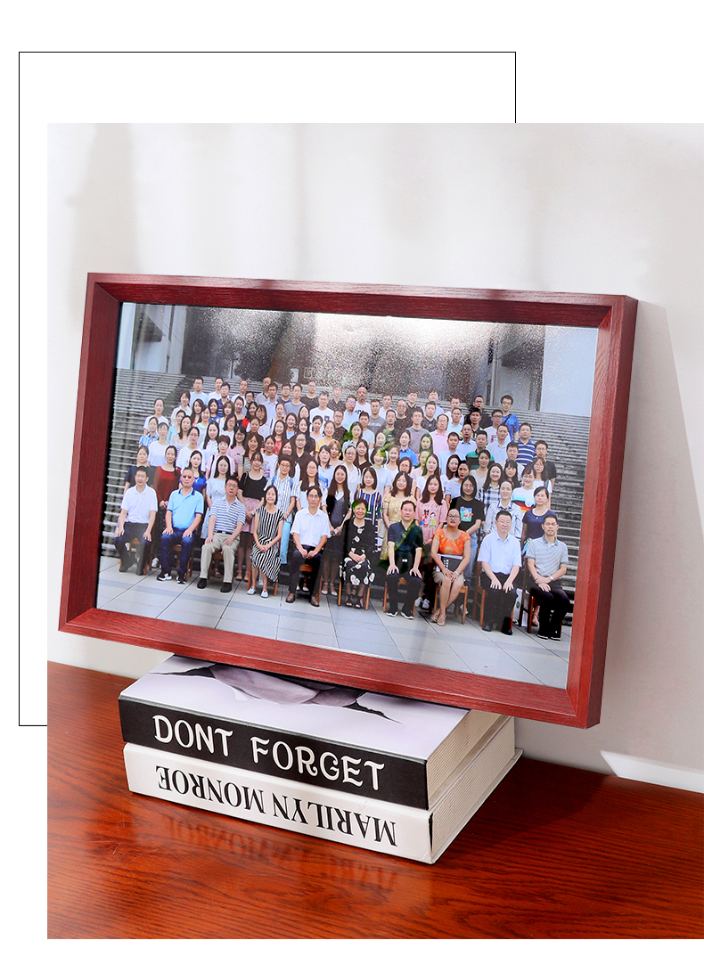 毕业照方形相框 集体毕业照合影合照相框12寸照片大尺寸挂墙摆台框架