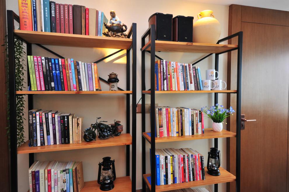 书架背景布3d立体新款书房直播背景书柜办公室装饰立体主播背景网红挂