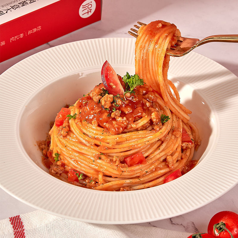 识午黑椒牛肉意面带酱料速食快熟面意大利面组合套装面条干拌面咖喱