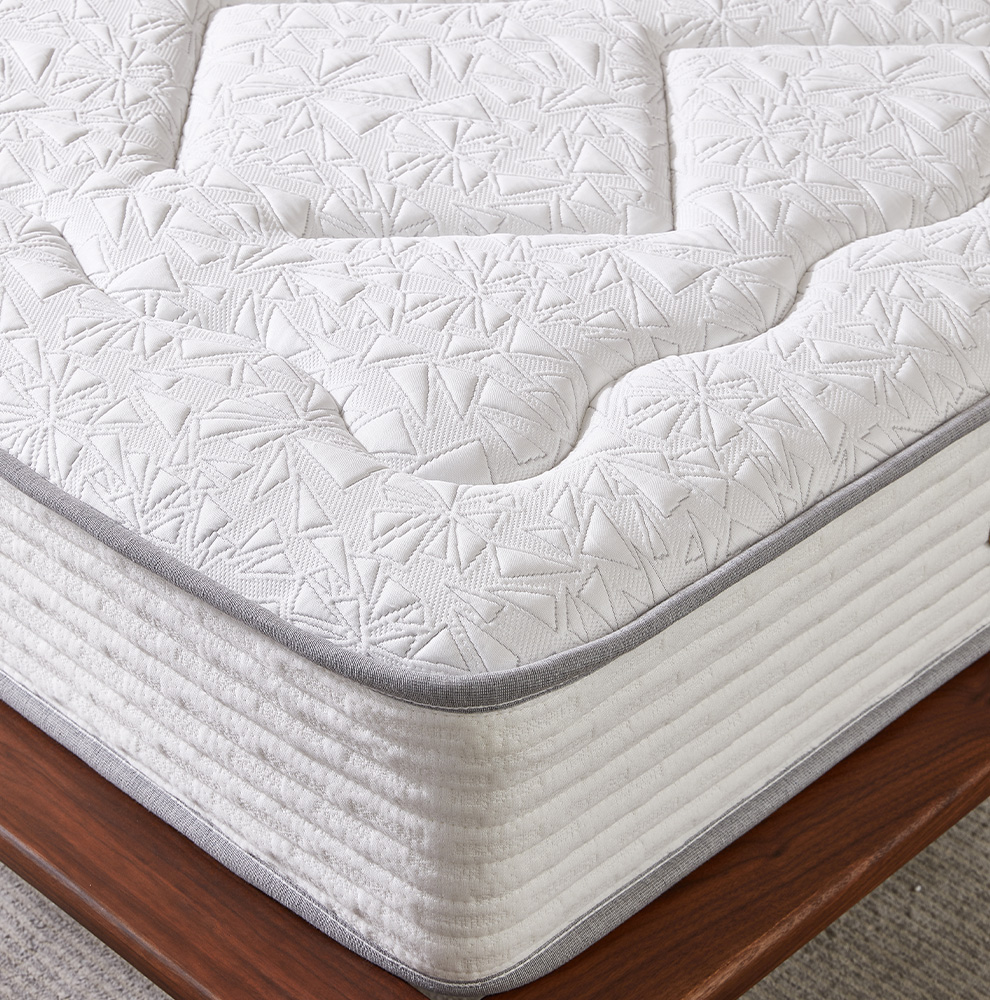 山上景物 床垫 冰丝银离子面料双人床垫 黄麻棕乳胶床垫 150*200cm