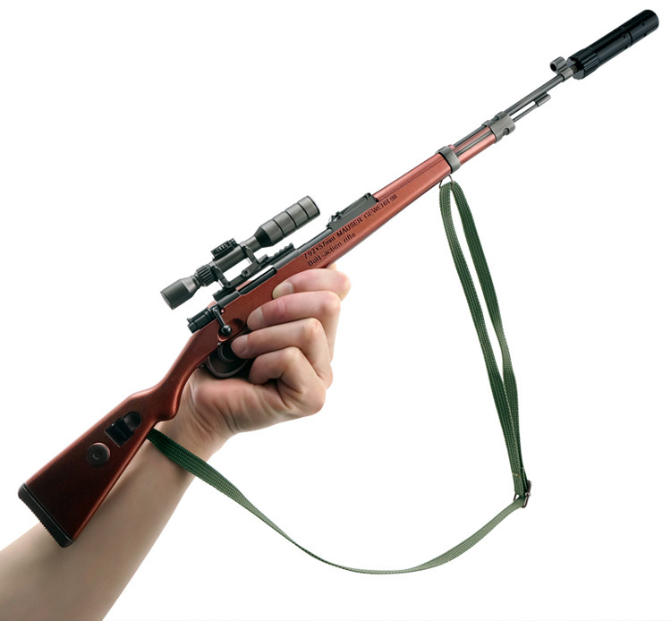 1205m4a1模型全金属拆卸合金军模铁仿真男孩玩具枪98k不可发射98k黄金