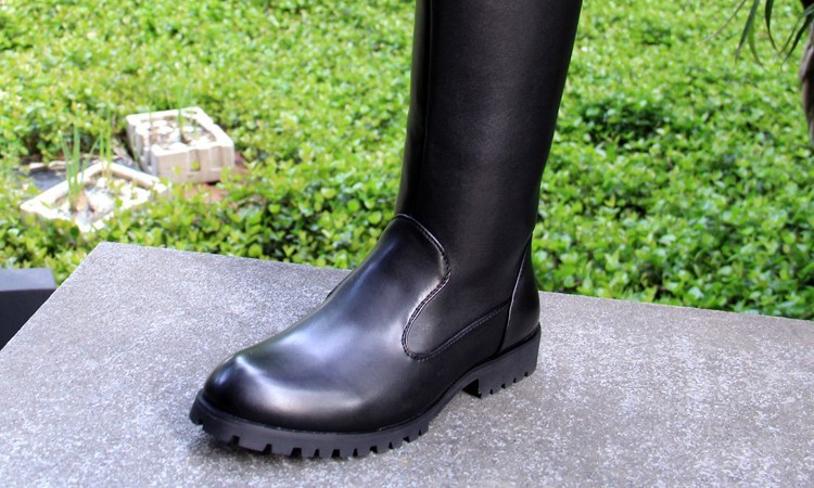 马靴男高帮高筒二战德国靴阅兵靴靴长靴长筒靴大码马靴男加绒品质定制