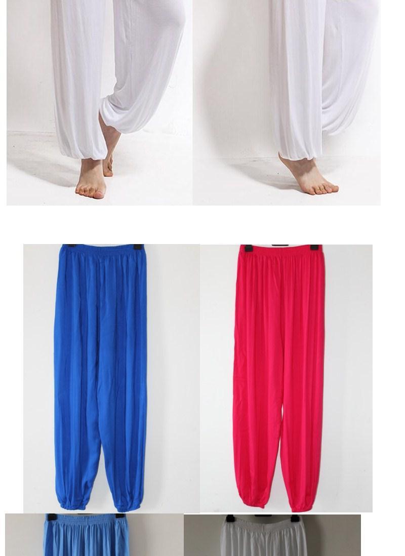 高品质太极练功裤人造棉太极裤武术裤太极拳练功裤太极服装表演裤灯笼