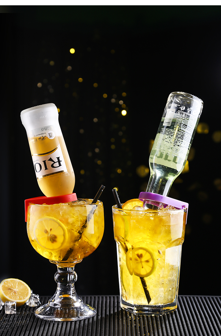 卡扣杯子鸡尾酒杯卡扣杯倒扣高脚网红杯个性酒杯创意玻璃冷饮啤酒八角