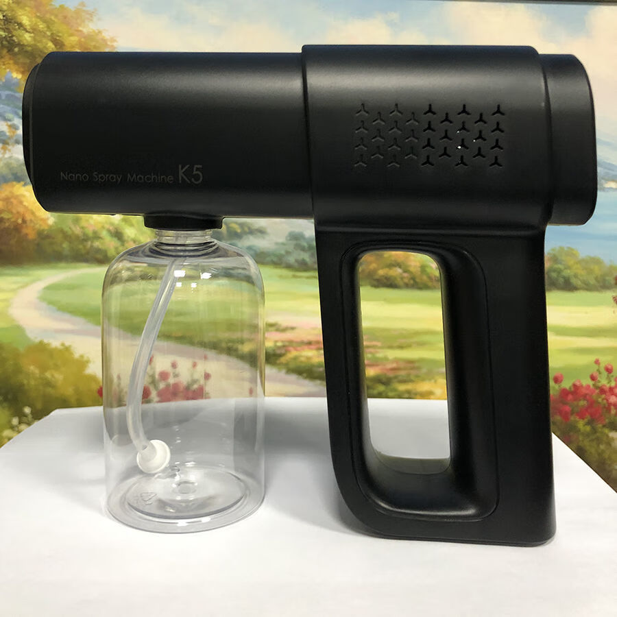 k5纳米喷雾枪手持蓝光汽车室内常温消毒便捷式充电雾化器邹润安 白色