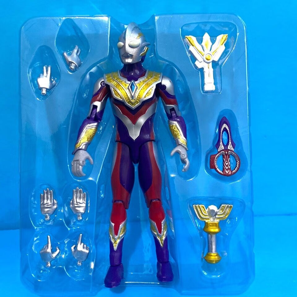 特利迦奥特曼shf复合型可动奥特曼玩具手办超可动版act玩具关节男孩