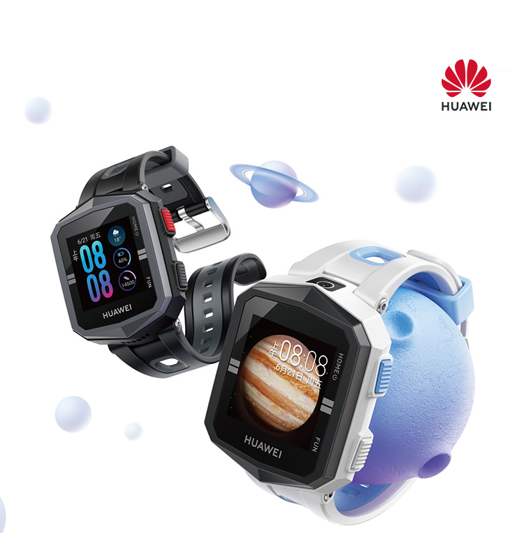 华为huawei儿童电话手表3x男孩女学生智能插卡通话学习拍照支付qq聊天