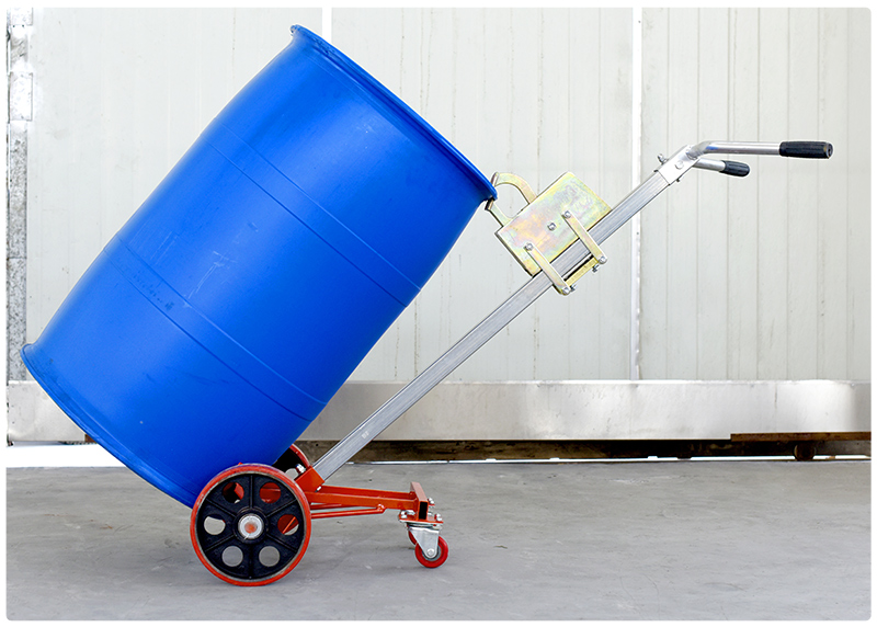 13wl450kg咬嘴油桶搬运车加厚鹰嘴式手推车铁桶塑料桶圆桶拖车de450a