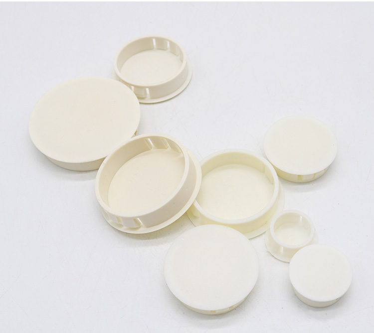 白色塑料孔塞防盗门孔塞开孔器堵头面板孔堵门窗螺丝孔盖圆形胶塞开孔