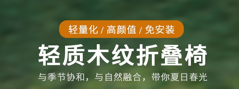 初学者  户外折叠椅便携式沙滩椅野餐露营靠背椅写生椅便携式院子休闲椅子 中号克米特-黑色