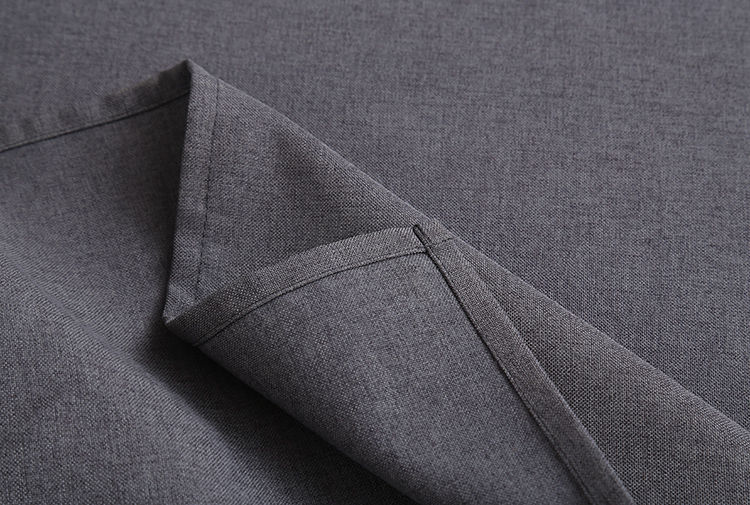 会议桌布餐桌布加大长台布纯色书桌布茶布桌旗茶席茶垫深灰色200360