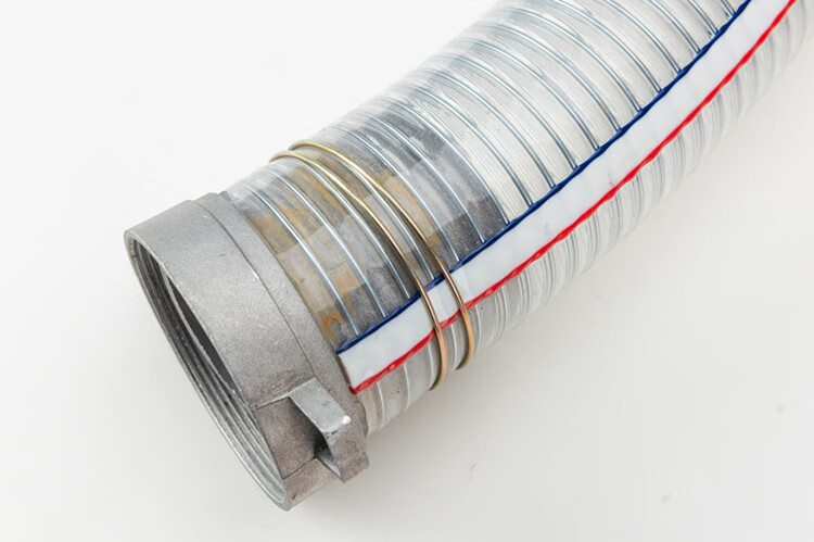 两寸的抽水管抽水机抗冻透明软管汽油机水泵进水管钢丝管耐腐蚀性2寸3