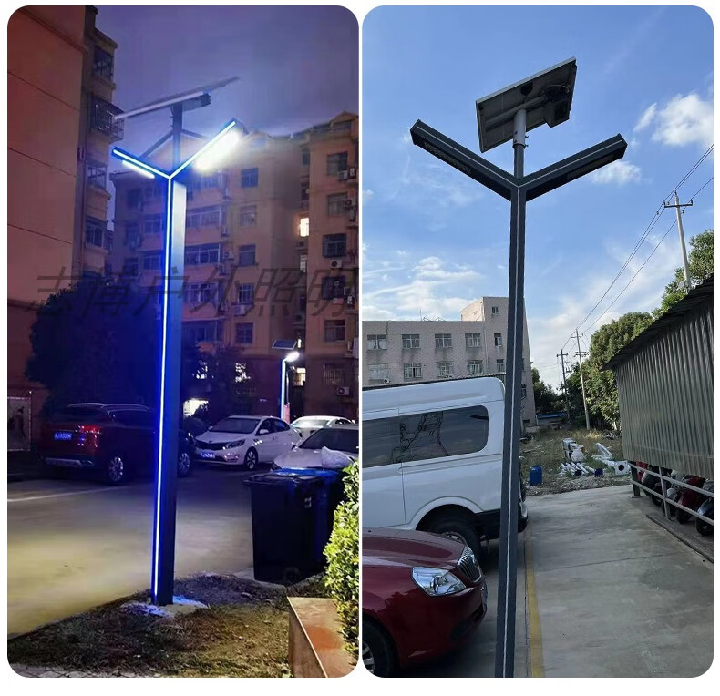 仿古太阳能路灯 庭院灯户外铝型材仿古太阳能路灯景观灯小区公园3米