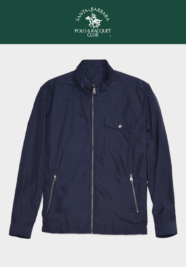 圣大保罗男装春季新品男士休闲外套夹克单外套商务休闲百搭男外套j9