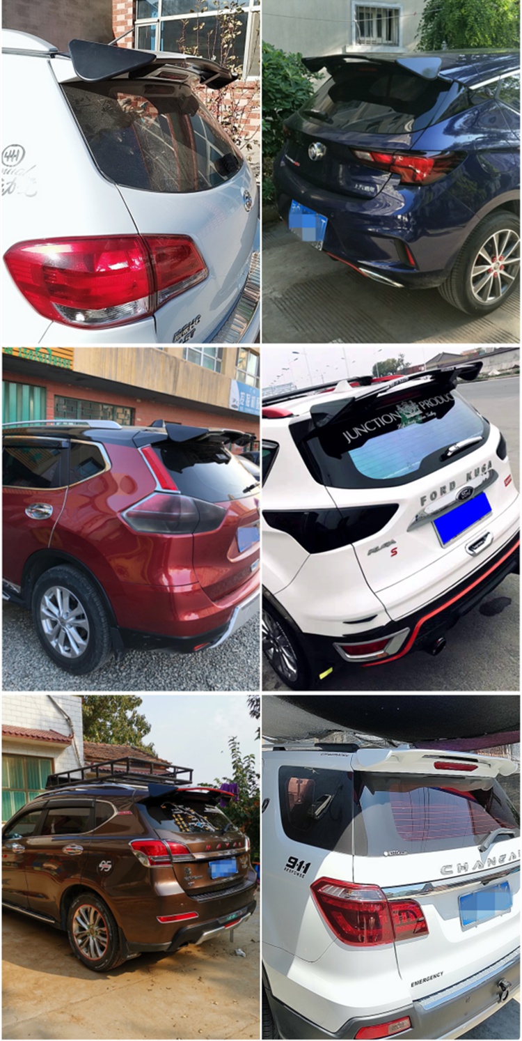 长安cs75汽车尾翼 cs35逸动cs55改装烤漆尾翼 两厢车通用汽车尾翼