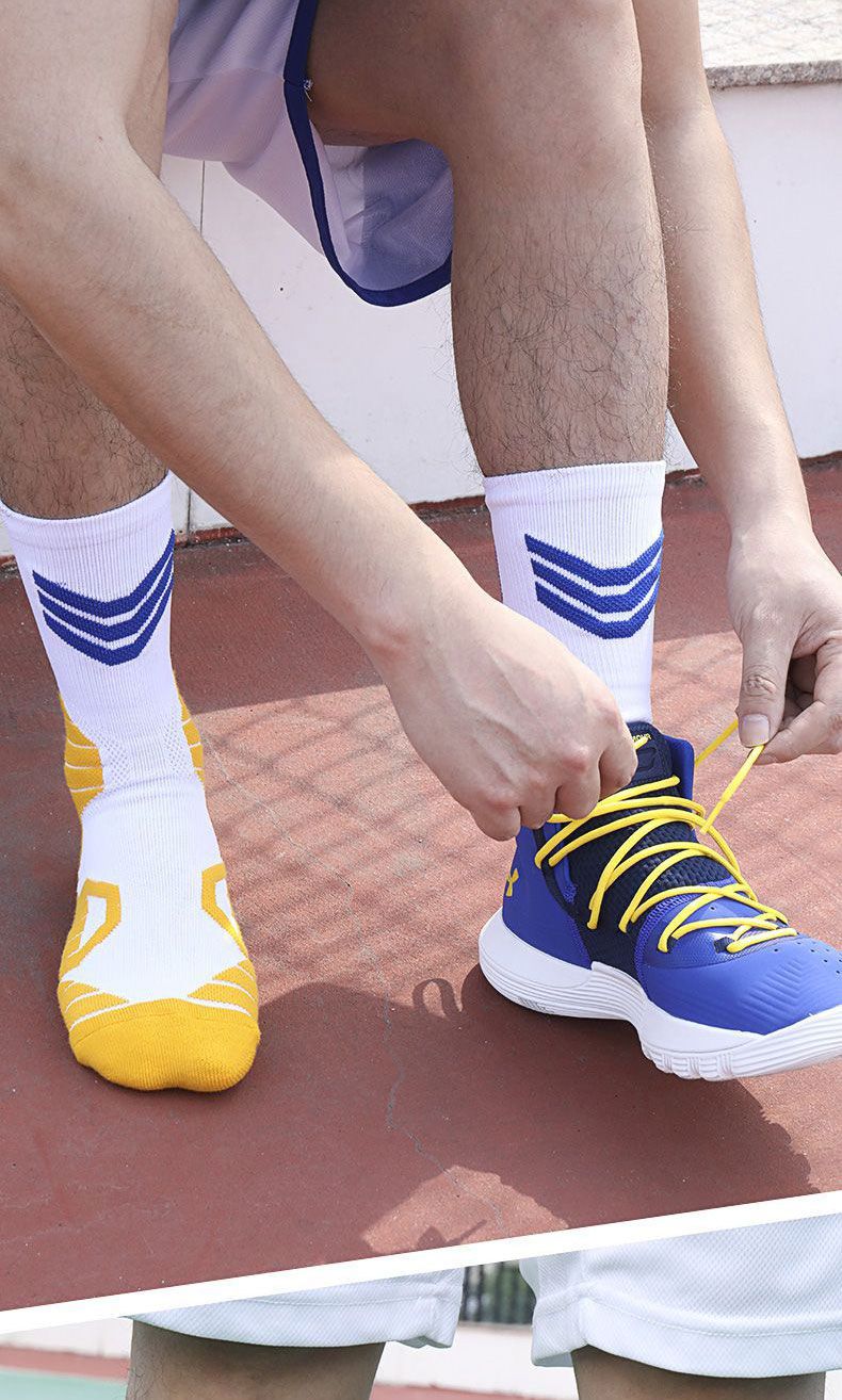 oloey精英袜篮球长袜男生袜子精英篮球袜运动袜子男中高筒长筒棉袜