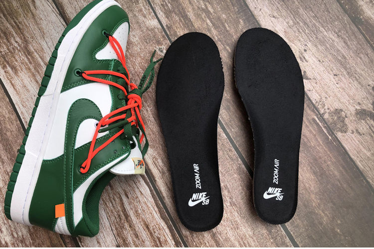 适配耐··克dunk sb鞋垫非原装气垫qs男女腰果花ow联名影子灰鸽子