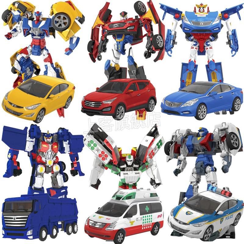 神一摔变形咖宝车神4玩具金刚车手救援特警巨人蛋神变形汽车合体机器