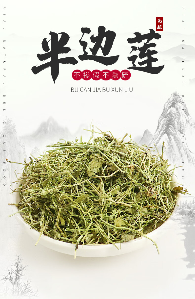 堂野生新鲜半边莲中药材半边连半边花细米草瓜仁草急解索中草药500g