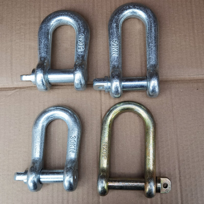 电力专用卸扣卡环加长加宽电力卸扣u型环直型加长卸扣高强度卡扣 电力