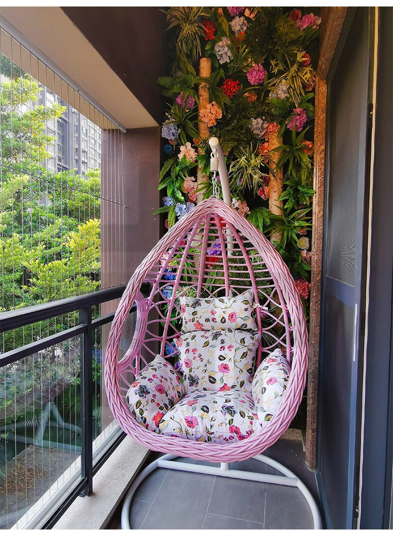 捷兆 通用网红民宿吊篮藤椅室内吊床鸟巢秋千床成人家用悬挂吊椅摇