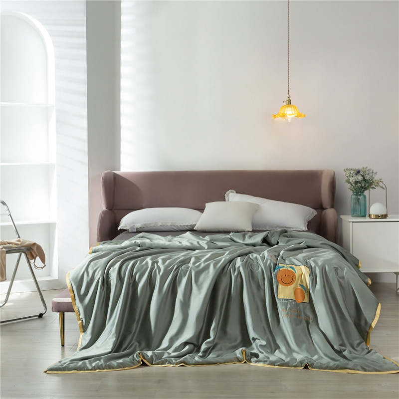 款捡漏家纺新款柠小白时尚夏被桔子200x230cm单夏被空调被/夏凉被