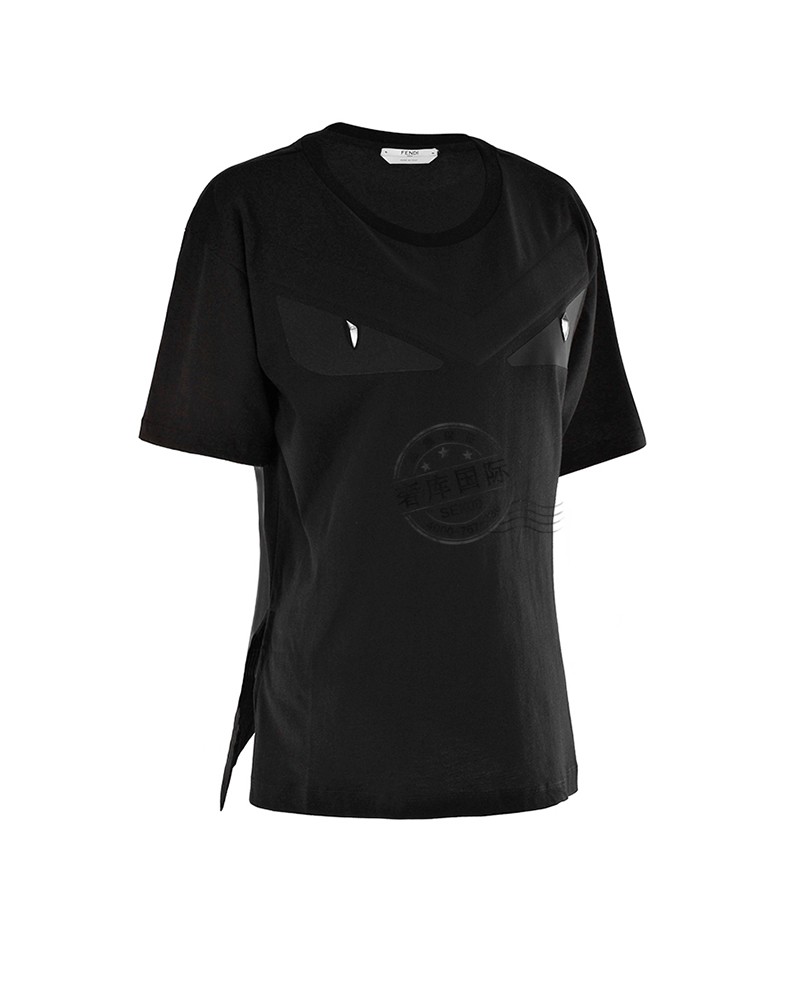 【礼物】fendi芬迪女装小恶魔眼睛短袖t桖 faf077 faf077 a6mh 14pi