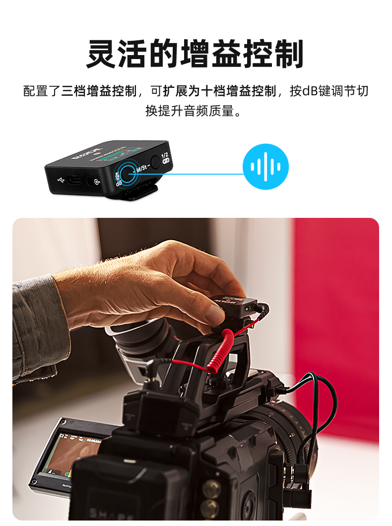rode国际买手全球代购罗德wireless goii二代一拖一无线麦克风单反