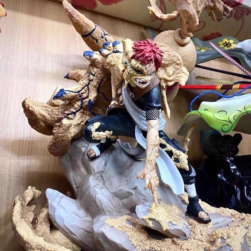 【官方直售】火影忍者手办我爱罗【大号】沙暴半兽化一尾守鹤gk摆件