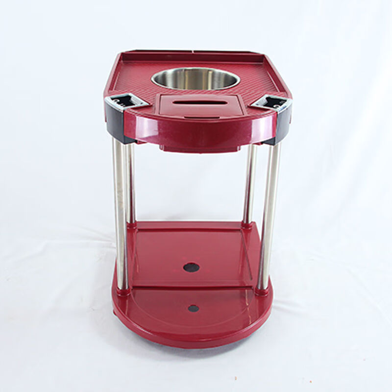 麻将机茶几棋牌室专用茶水架烟灰缸加厚塑料茶几桌角小几配件a8升级版