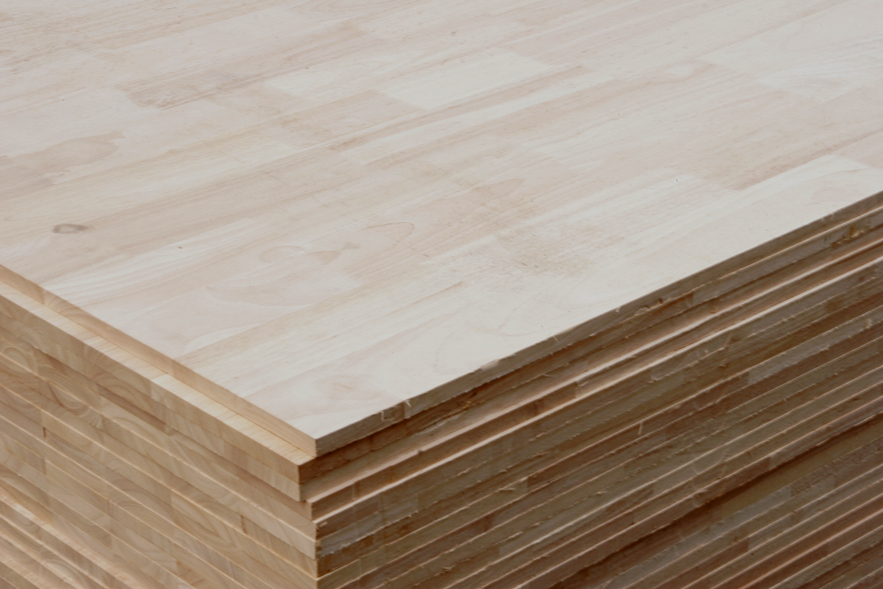 赣源橡胶木指接板实木板泰国橡胶木拼板uv板橡木板橡木指接板木板定制