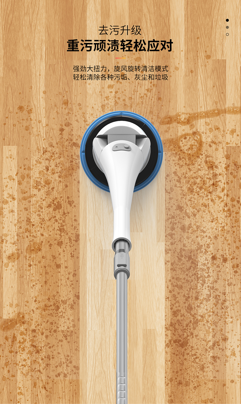 无线自动旋转洗车刷子充电动擦车工具洗车机加长杆清洁刷电动清洁刷子