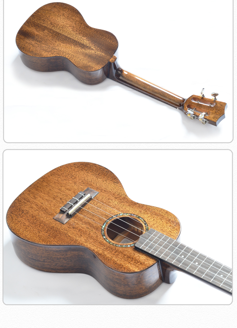 tom尤克里里桃花心木全单乌克丽丽ukulele23寸进阶小吉他20sc26寸桃花