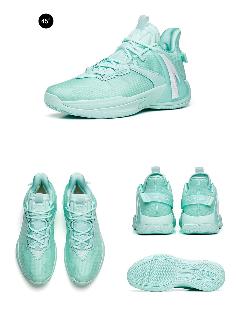 安踏海沃德gh猛扑2丨篮球鞋男2022秋季新款中帮减震耐磨运动鞋男 瀑布