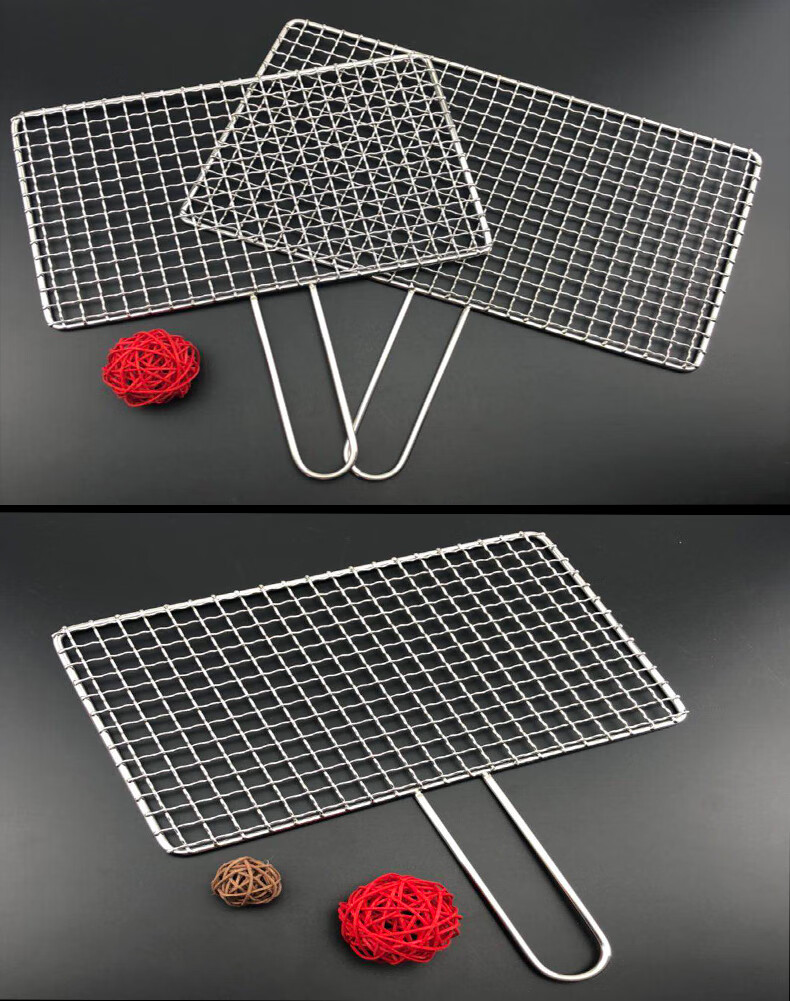 不锈钢网格 304不锈钢 烧烤网架 烤肉拍子 网格 网片 铁网 篦子 帘