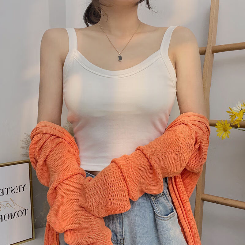 好品质女士文胸吊带背心女带胸垫运动无钢圈型美背内衣小胸聚拢抹胸