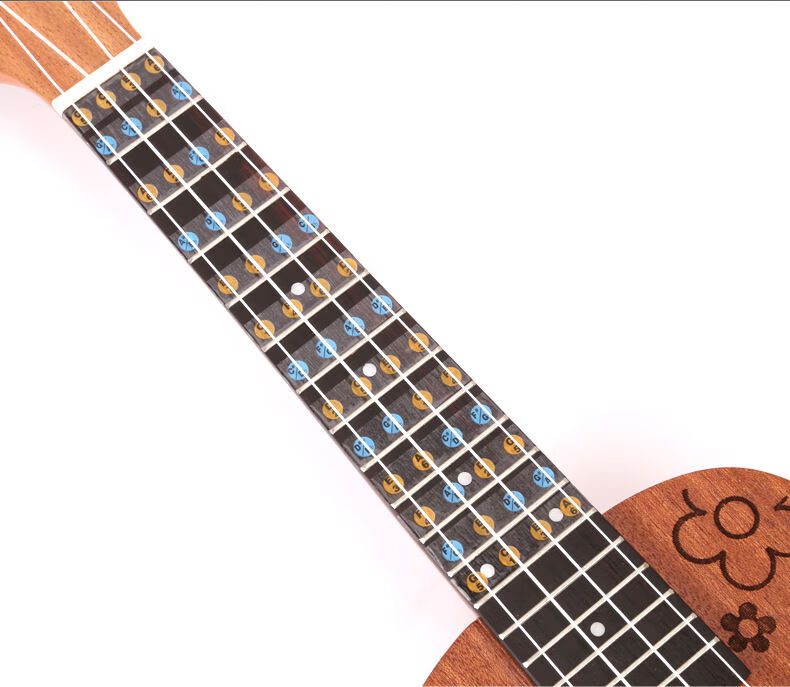 吉他简谱音阶贴纸数字唱名指板贴尤克里里入门自学新手初学辅助贴吉他