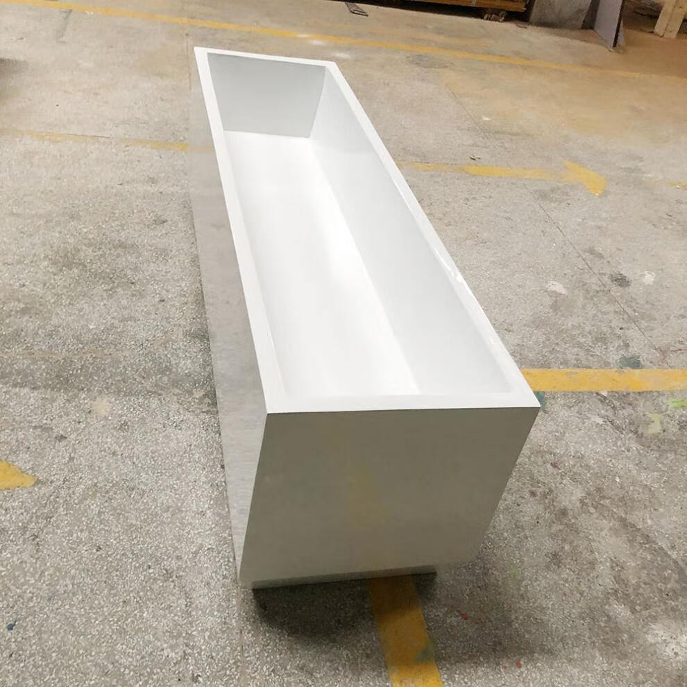 户外玻璃钢花箱商场花钵方形花盆移动种植树池售楼部组合花箱美陈 120