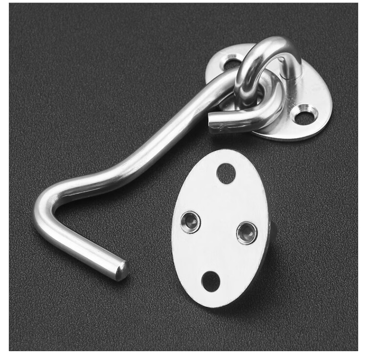 不锈钢搭扣卫生间门锁扣推拉门栓木门防盗门闩旧款2013寸风钩送免钉胶