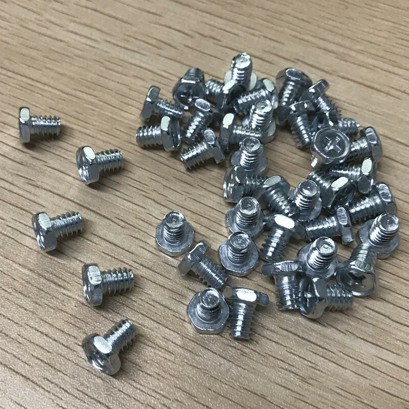 芝卡洛6866mm摄像头通用螺丝摄像机铝支架固定螺丝监控塑料支架螺丝