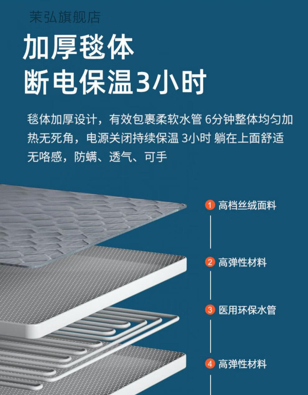恒温热水床垫绒王水暖电热毯家用单人双人安全水循环水热床垫炕智能调