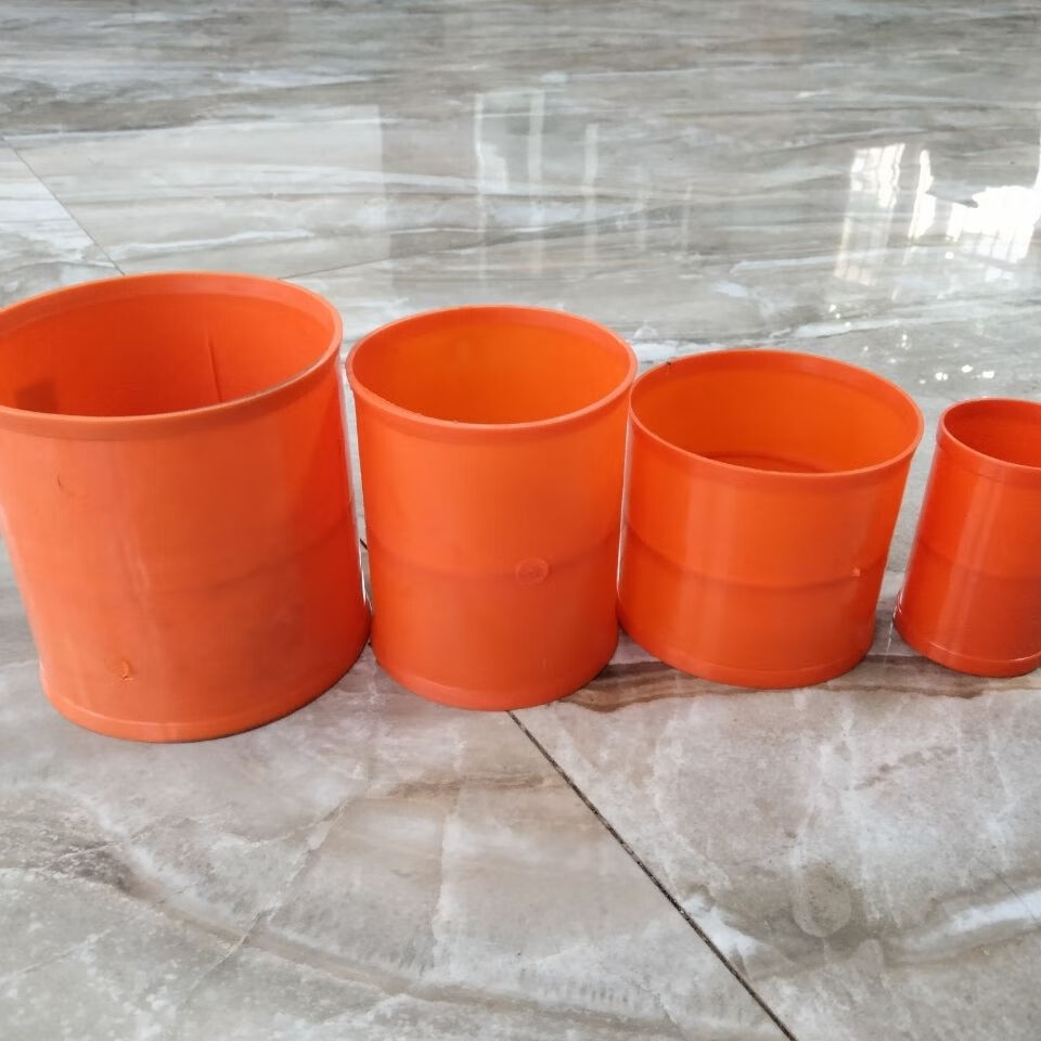 【旗舰官方】萧萧布落mpp电力管接头50-250直接橙色直通cpvc管玻璃